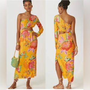 Farm Rio one shoulder dress size medium